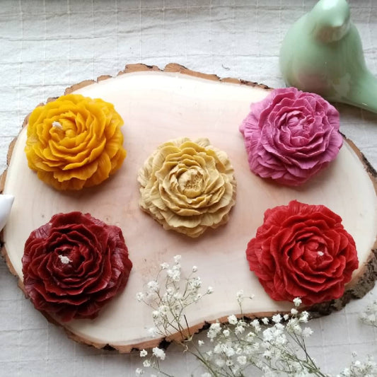 PEONY FLOWER CANDLE