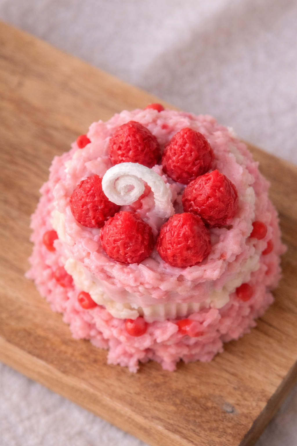 Strawberry Cake Candle