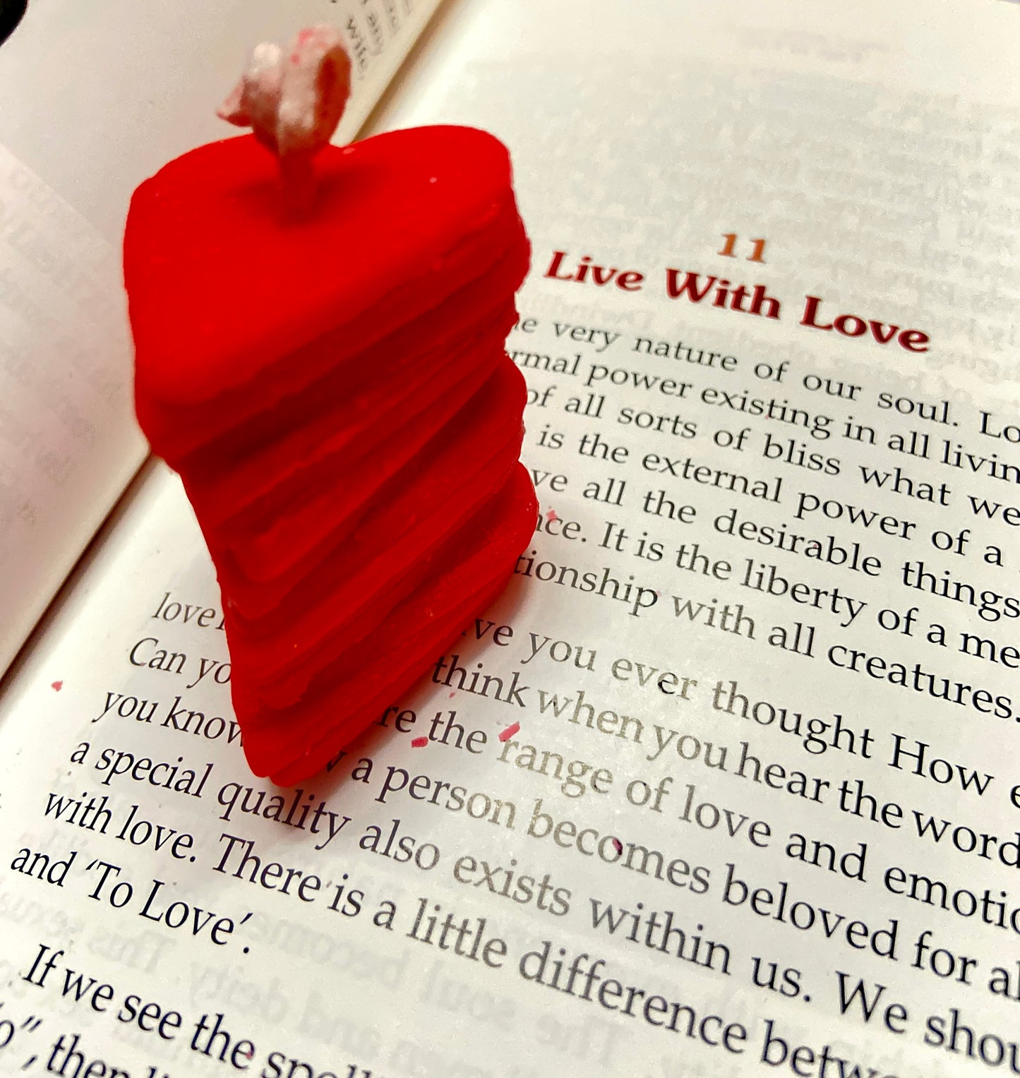 Stack of Hearts Candle