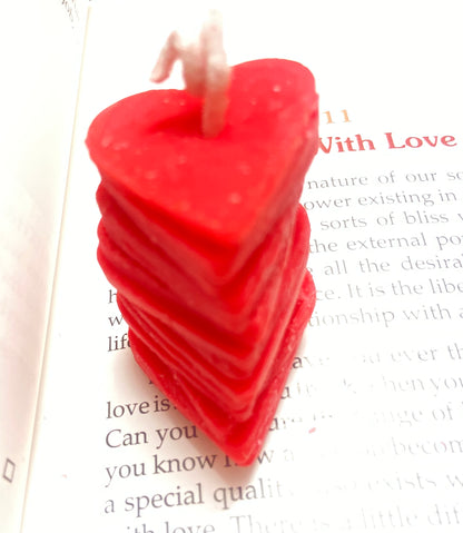 Stack of Hearts Candle