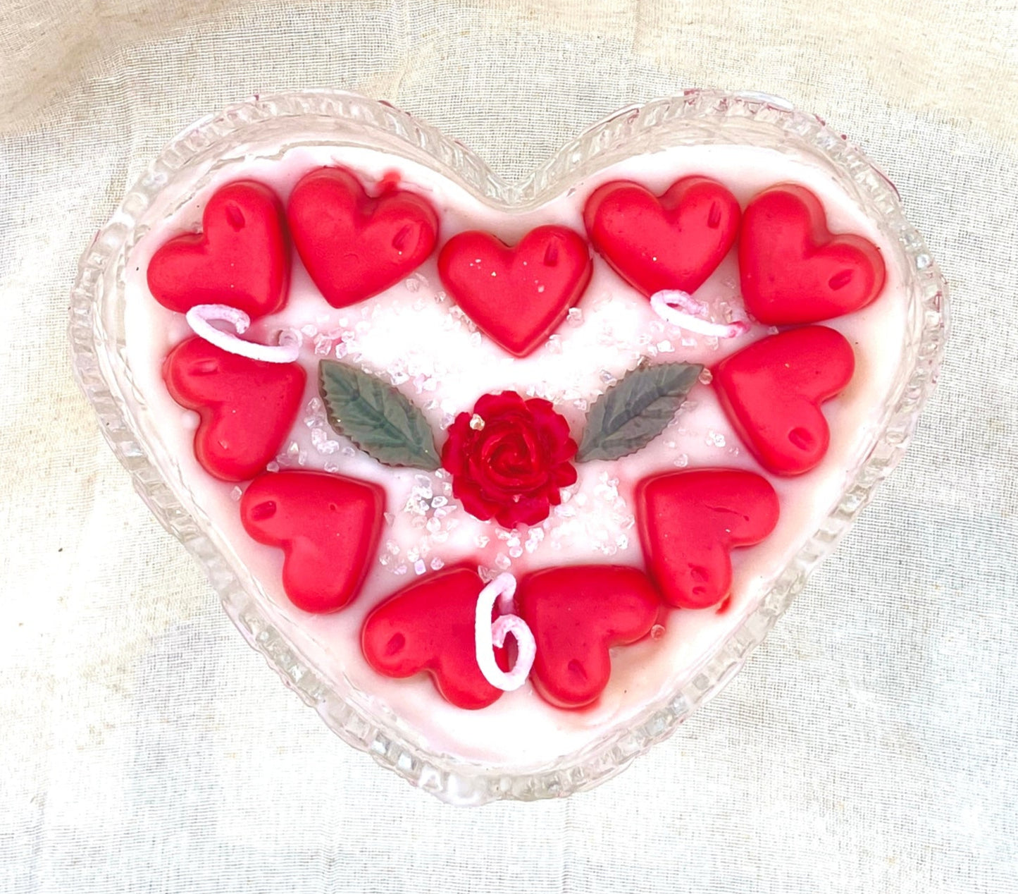 Heart Ice Cream Sundae Candle
