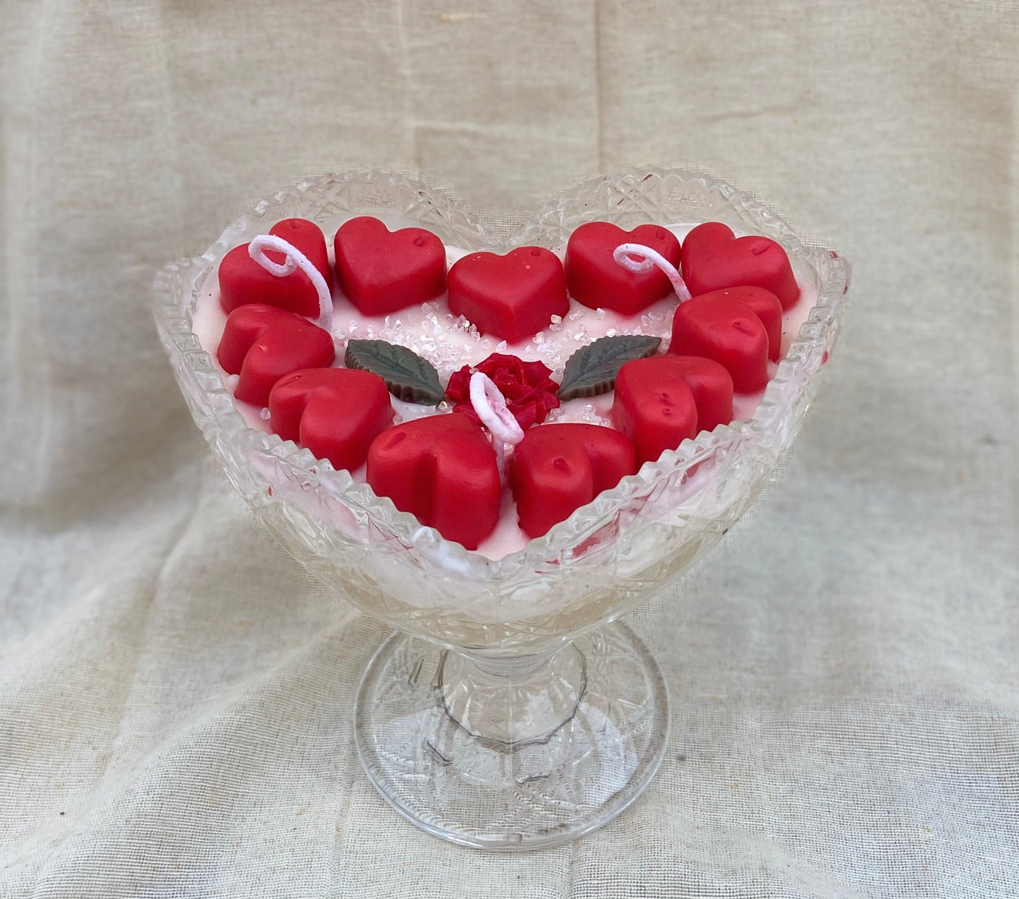 Heart Ice Cream Sundae Candle