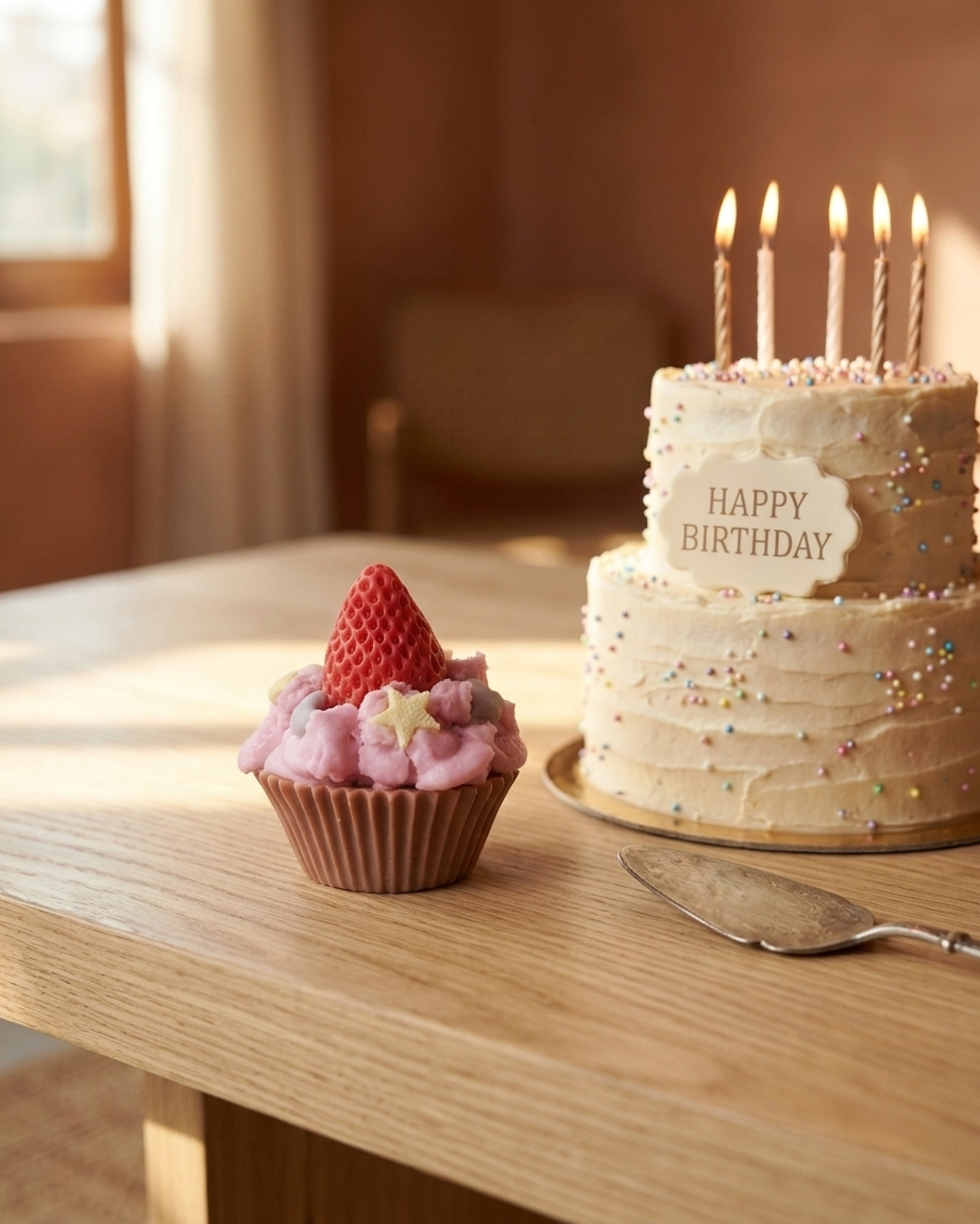 Cupcake Candle